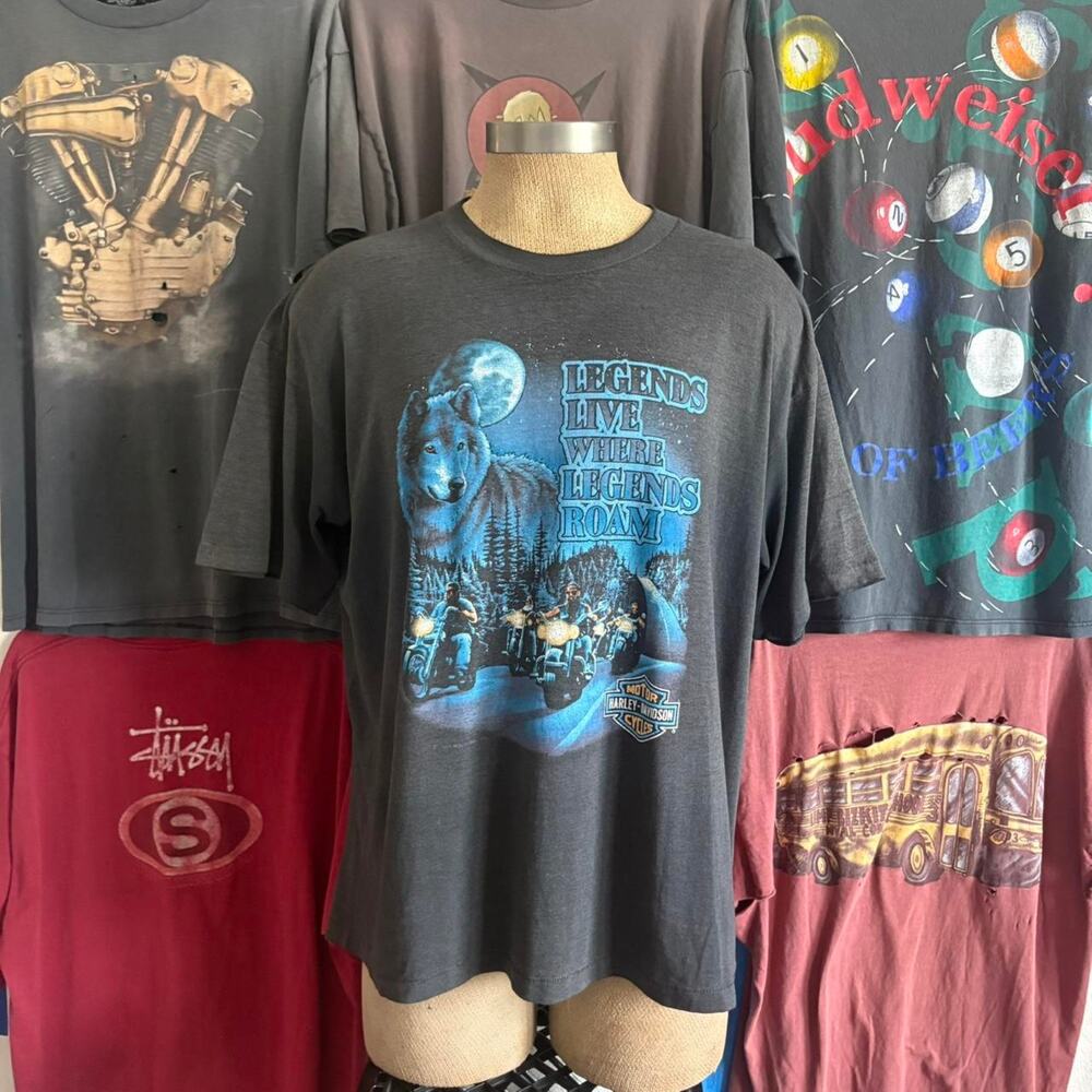 Vintage 1990s Harley Davidson Biker T-shirt